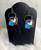 CNA Nurse mask dangle earrings