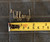 14k gold filled wire OCTOBER nameplate #4
