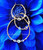 14k gold 2pc ANY COLOR round set #3