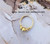 14k gold plain ring