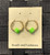 14k gold filled lime cube earrings kids