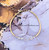 14k gold clear torpedo skinny bangle #1A
