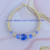 14k gold Septmeber heart bracelet kids