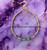 14k gold August birthstone bracelet #1A
