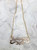 Gold Bling heart name plate necklace #4