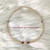 14k gold ANY COLOR Birthstone Anklet #1B