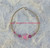 14k gold PINK heart bracelet