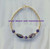 14k gold purple SWIRL bracelet #1