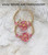 14k gold ANY COLOR heart medium stardust earring #2