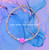 14k gold pink ROSE Anklet #1