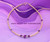 14k gold February heart Anklet #1