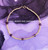 14k gold FEBRUARY birthstone Anklet #3