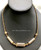 14k gold All gold  tube chunky necklace #2