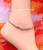 14k All gold Tunnel Anklet #3