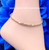 14k All gold Tunnel Anklet #4A