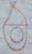14k Gold 2pc OCTOBER SHARK TOOTH set #2B
