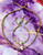14k gold 3pc Pave small  heart Necklace set #1A