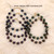 14k gold ANY COLOR black neon dice anklet #1