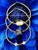 14k gold 3pc June stack bracelet set #5