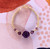 14k gold FEBRUARY rose bracelet kids