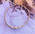 14k All gold tube  Anklet #3a
