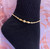 14k All gold Torpedo Anklet #2