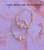14k Gold LARGE ball & Crystal earrings #2
