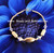 14k gold ANY COLOR Rice & tube crystal bracelet #1