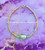 14k gold green heart bracelet #2