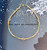 14k gold JUNE hearts spacer Anklet #1A
