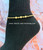 14k All gold BALL Anklet #1A