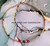 14k gold Green & Red birthstone Anklet #2