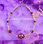 14k JANUARY OVAL STARDUST gold bracelet #6
