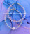 14k gold 2PC RONDELLE MIX bracelet SET #1