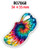 Croc tye dye  planar badge reel #2