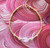14k gold clear twist bracelet #1