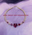 14k gold January heart bracelet #1
