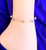 14k All gold Plain Anklet #1
