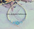 Sterling Silver March stardust bracelet #1