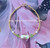 14k gold FLOWER oval bracelet #2