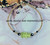 14k gold AUGUST & BLACK TEDDY BEAR bracelet