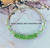 14k gold AUGUST pave bangle bracelet