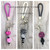Blue Cowboys silicone Keychain #2