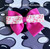 Copy of Copy of BREAST CANCER  3 inch hair bows #10