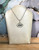 JETS oval charm necklace