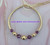 14k gold ANY COLOR crystal skinny bangle #4