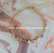 14k ANY COLOR Nugget & tube Anklet #1