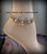 14k gold 3PC Mix STACK Anklet set #2