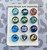 Football Team sports snap charms