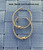 14k All gold ANY SIZE Shark tooth earrings #2